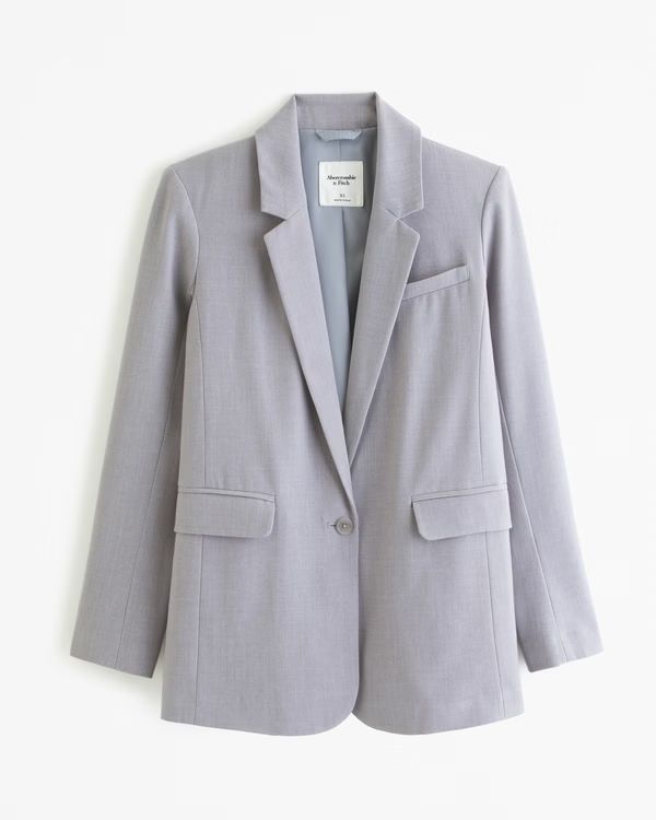 Women's Lightweight Suiting Blazer | Women's Clearance | Abercrombie.com | Abercrombie & Fitch (US)
