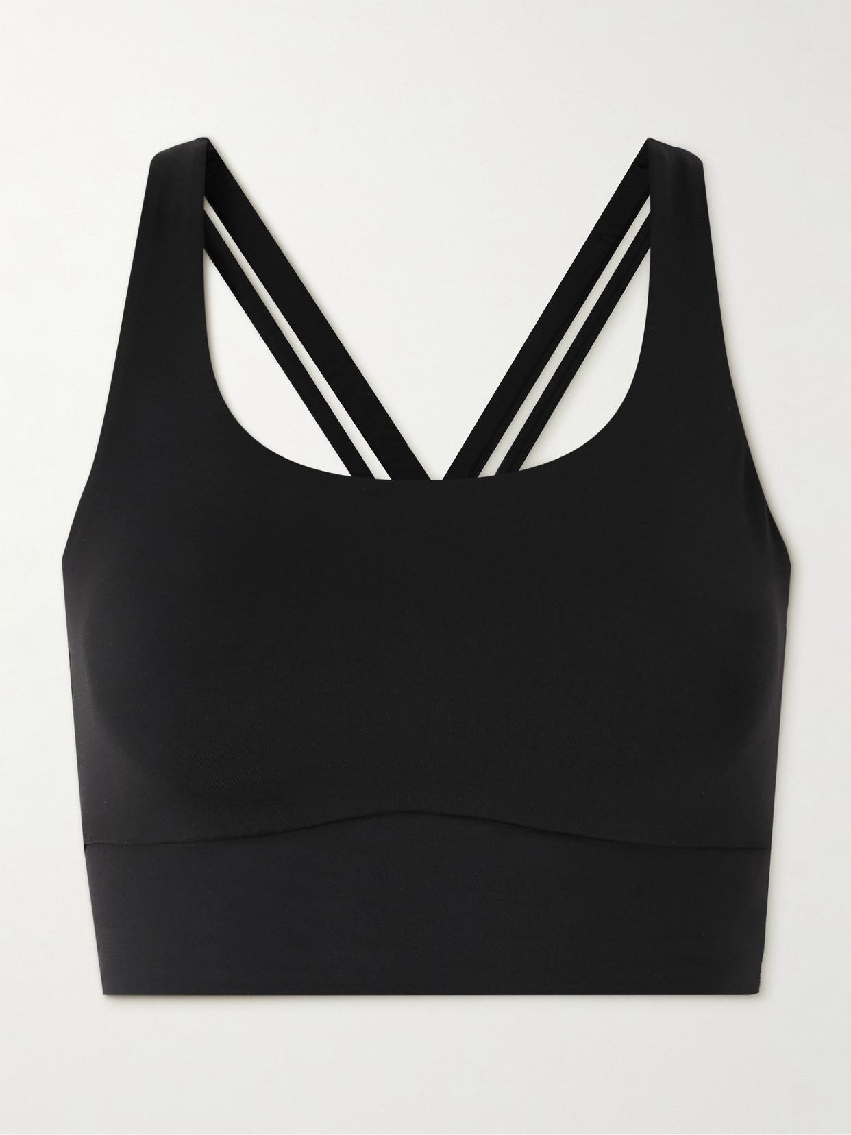lululemon - Energy Longline Bra Medium Support - Black | NET-A-PORTER (US)