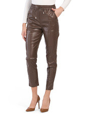 Faux Leather Joggers | Trousers & Wide Leg | T.J.Maxx | TJ Maxx