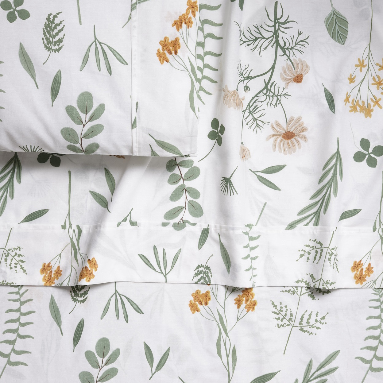 Botanica Brushed Cotton Sheet Set | Society6