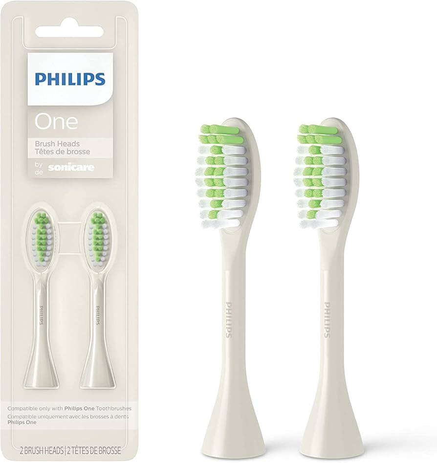 Philips One by Sonicare, 2 Brush Heads, Snow, BH1022/07 | Amazon (US)