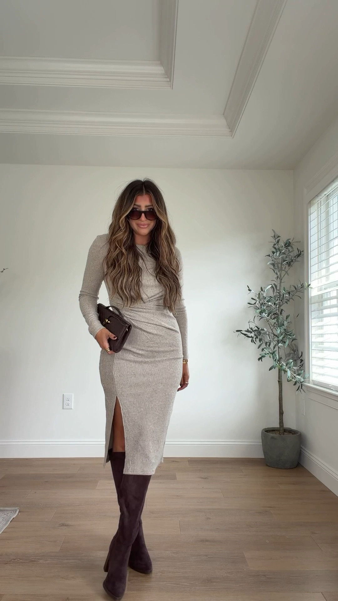 Everyday elevated casual fall outfits 🤎 
Affordable outfit, comfy pajamas, sheer mesh top, date night outfit, barrel pants, fall dress, fall outfits, fall fashion

#LTKSaleAlert #LTKSeasonal #LTKOver40