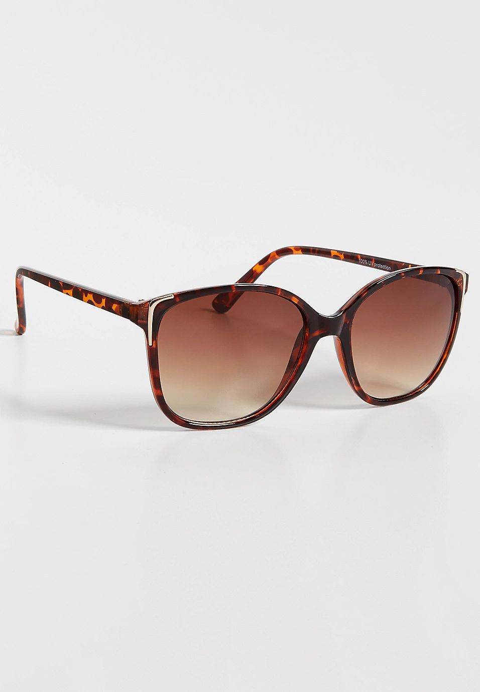 Oversized Cat Eye Sunglasses With Metal Detail | Maurices