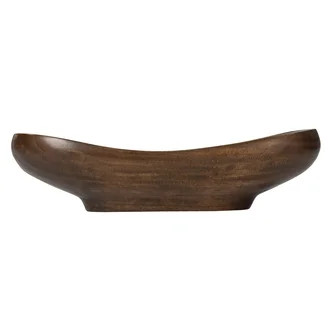 Better Homes & Gardens Indoor Carved Walnut Wood Decorative Bowl | Walmart (US)