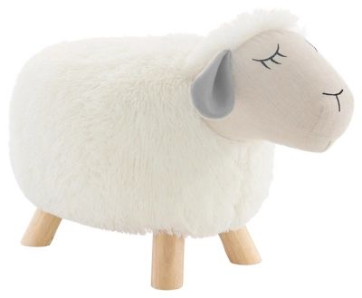 Linon Sadie Sheep Stool | Ashley | Ashley Homestore