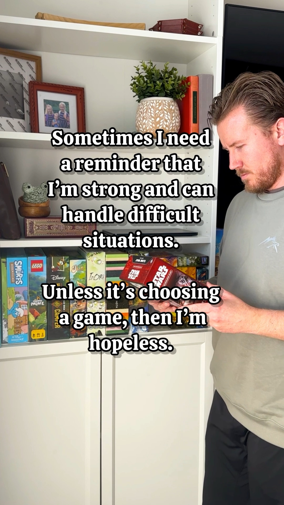 I’m very decisive until it comes to choosing a game.  It’s too overwhelming!

#LTKMens #LTKSaleAlert #LTKFamily
