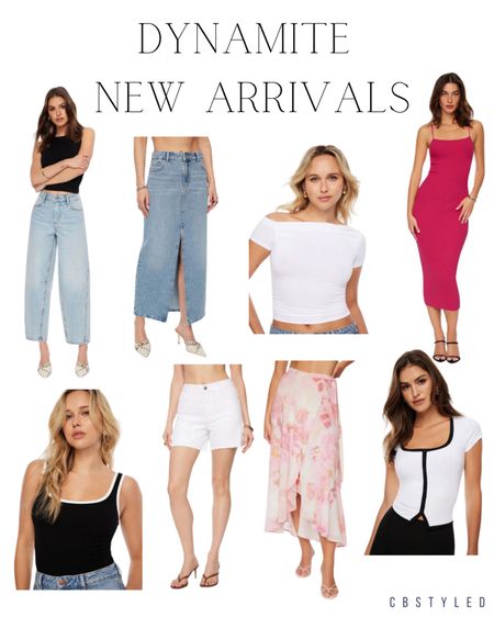 New arrivals from Dynamite for spring and summer, outfit ideas for summer, summer fashion finds 

#LTKFindsUnder100 #LTKStyleTip