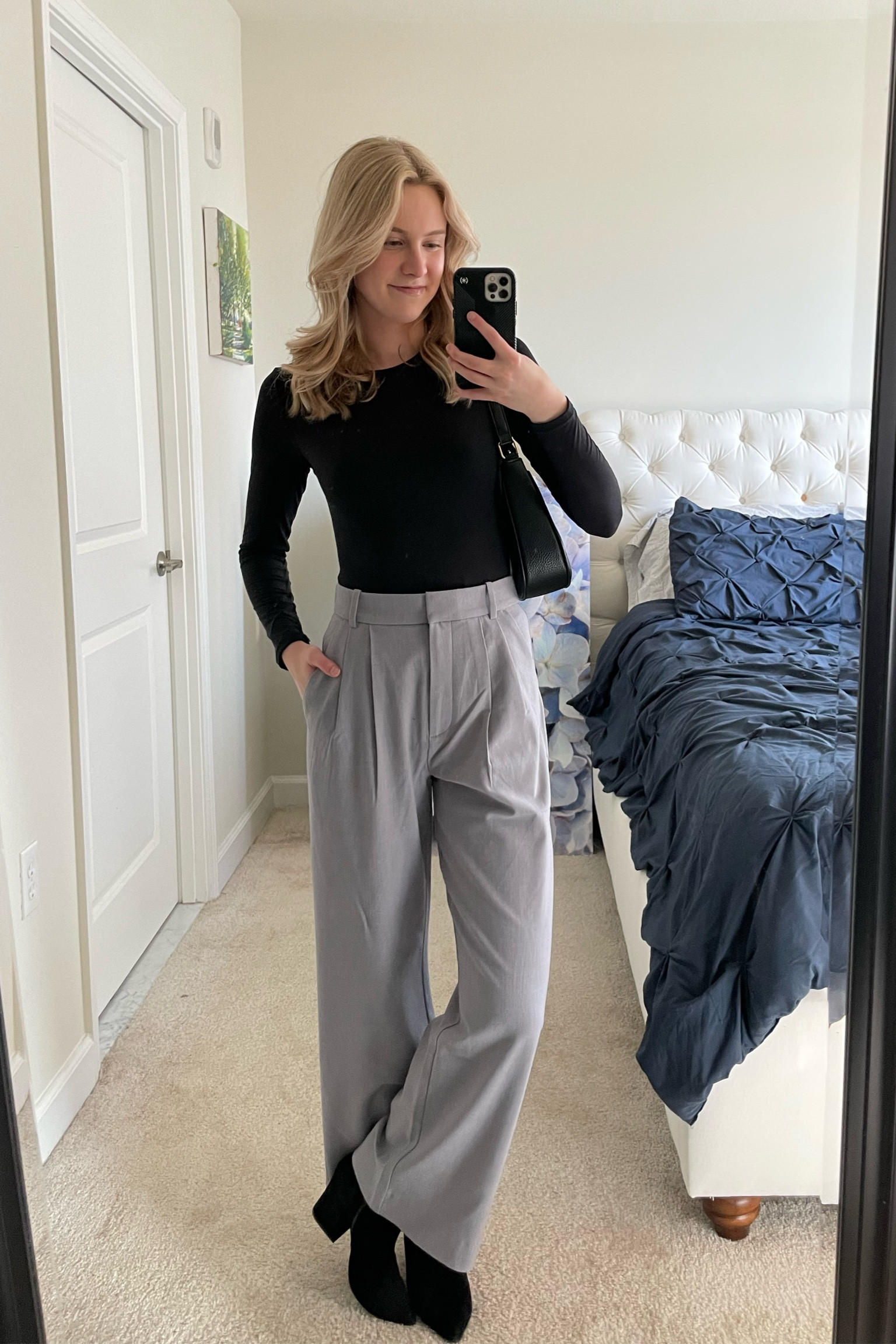 Business casual fit
Size S in top - comfiest skims dupe!!
25 short in trousers
Size 6 in shoes
#abercrombie #amazon #workwear #businesscasual #trousers #skimsdupe 

#LTKworkwear #LTKU #LTKSeasonal