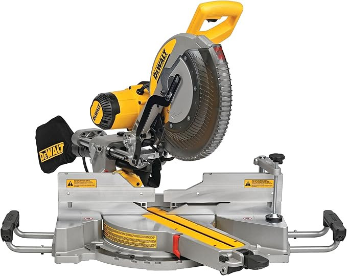 DEWALT Miter Saw, 12-inch Double Bevel Sliding Compound Miter Saw with XPS LED Shadow Light Syste... | Amazon (US)
