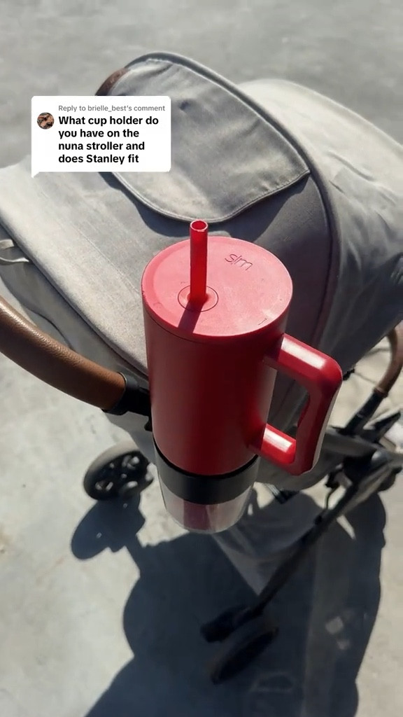 The cup holder I use for my Nuna TRVL stroller ; compatible with the Stanley/Simple Modern tumblers!  

#LTKTravel #LTKBaby #LTKFindsUnder50