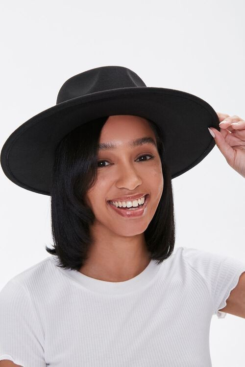 Brushed Velvet-Trim Fedora | Forever 21 (US)