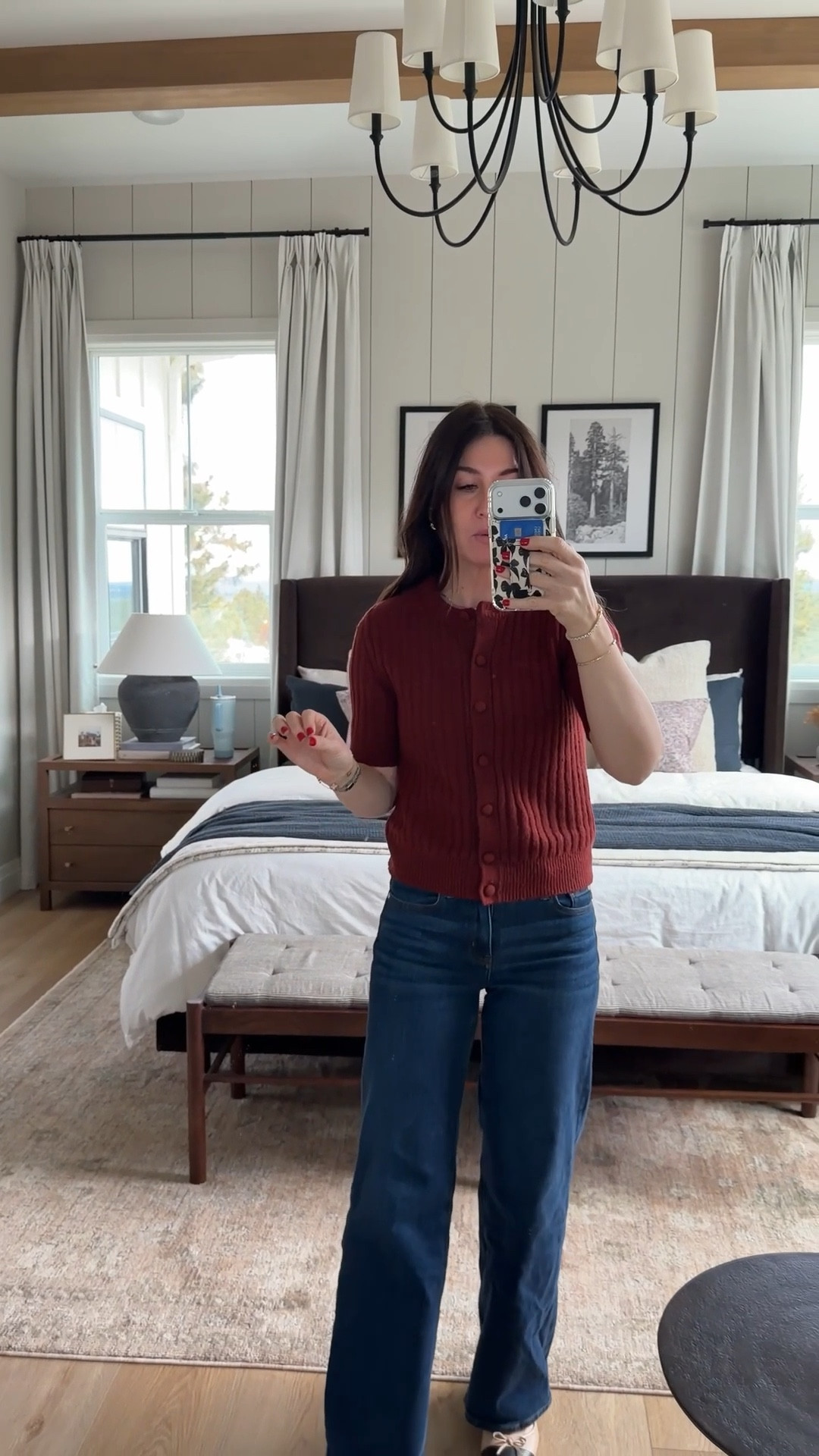 Run! My sweater is on clearance at Madewell if between size a size up I’m wearing a small for reference. And some of my favorite denim is quince so comfy. I’m 54 for reference and wearing the regular length. 

OOTD, sweater, cardigan, Madewell, spring, jeans, denim, quince, wide leg, rug, bedroom, home decor, bedroom, decor, bed, bedding, lamp, nightstand, curtains, pillow, quilt, duvet, McGee Co., studio, McGee, crate and barrel

#LTKootd #LTKSaleAlert #LTKHome