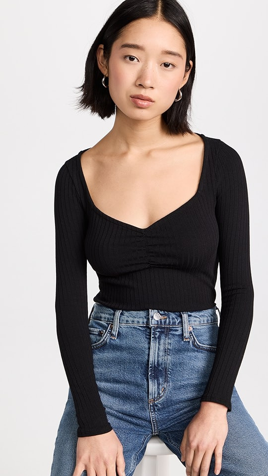 Madewell Boba Sweetheart Top | SHOPBOP | Shopbop
