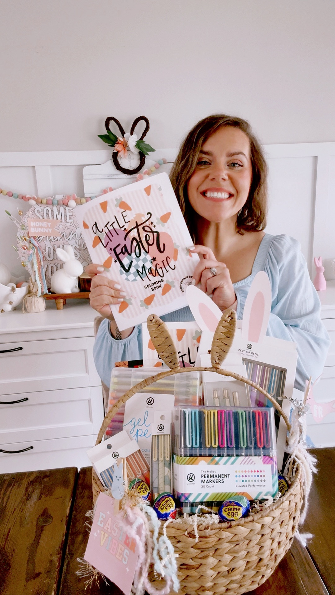 Hand drawn and hand lettered coloring book by The Letter Vee - the perfect addition to your Easter baskets and crafts!

#LTKKids #LTKmomlife #LTKSeasonal