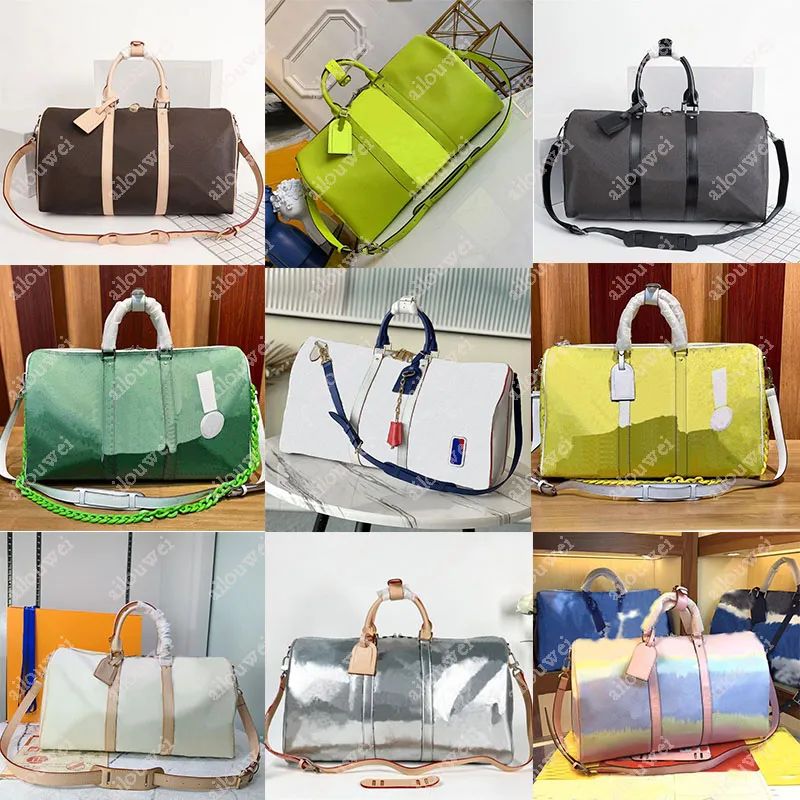 Keepall Duffel Luggage Bags Travel Men Women 45 50 55 Designer Duffle Luxury Fashion Sport Tote H... | DHGate