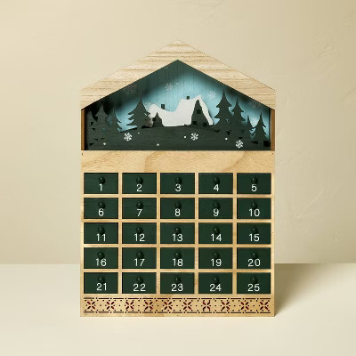 Wooden Drawer Christmas Advent Calendar - Hearth & Hand™ with Magnolia | Target