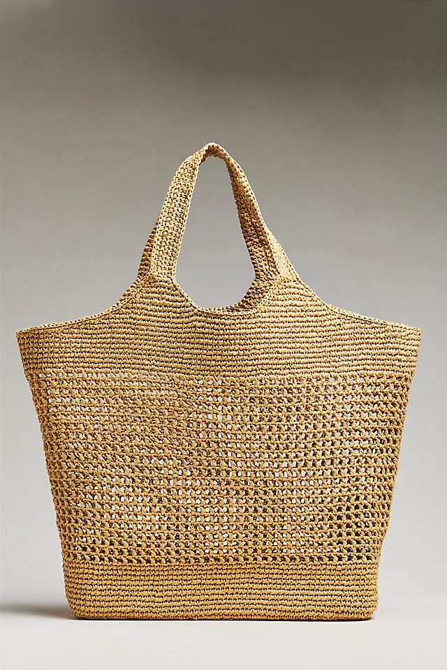 Woven Slouchy Tote Bag | Anthropologie (US)