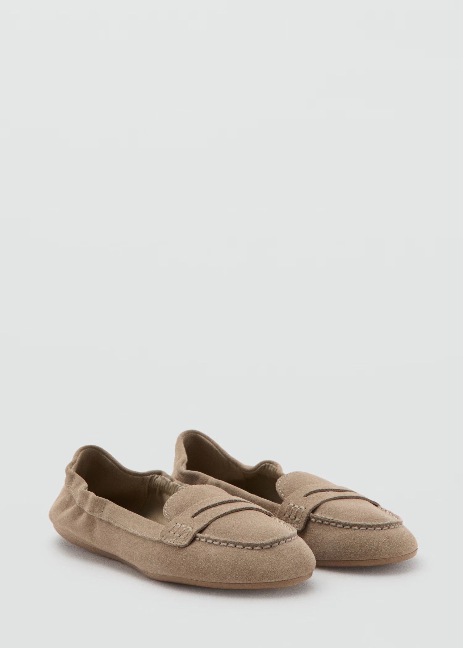 Suede penny loafers | Mango (US/MX/AU)