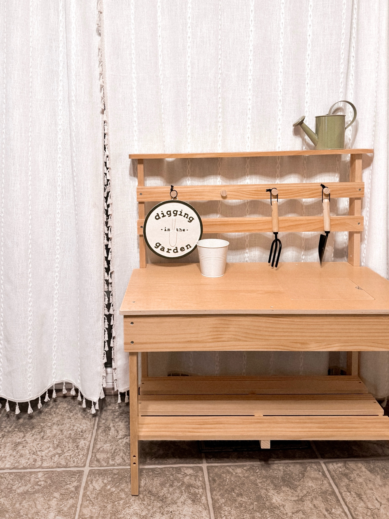 happy easter 🐣🫧 I finally got to show Miles his big surprise—his own gardening set and potting bench! I cannot wait to start this hobby together this week; we are going to plant our favorite fruits, vegetables and wildflowers 💐 

#LTKfamily #LTKkids #LTKSeasonal