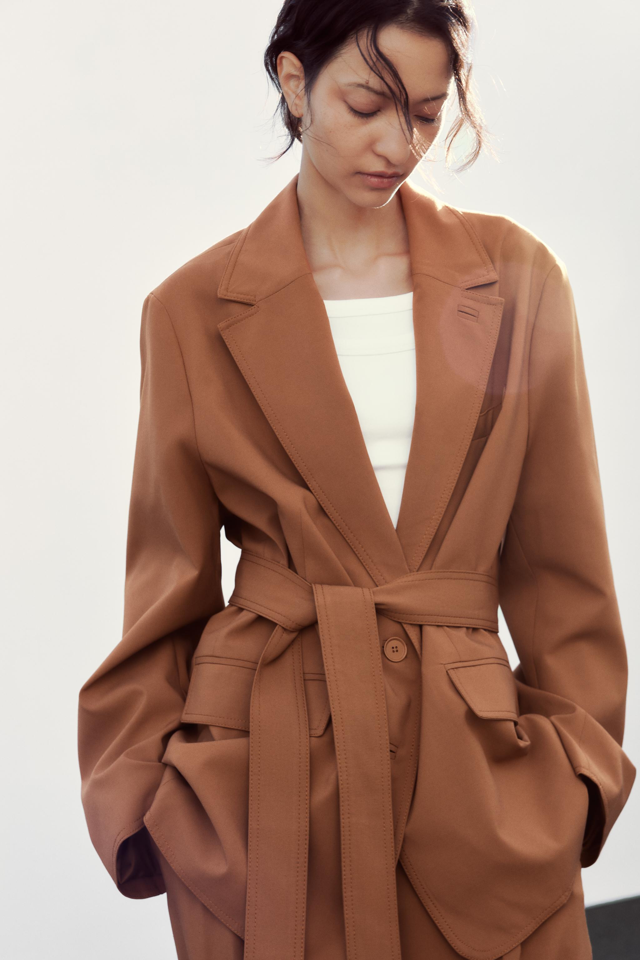 BELTED OVERSIZED BLAZER | Zara US