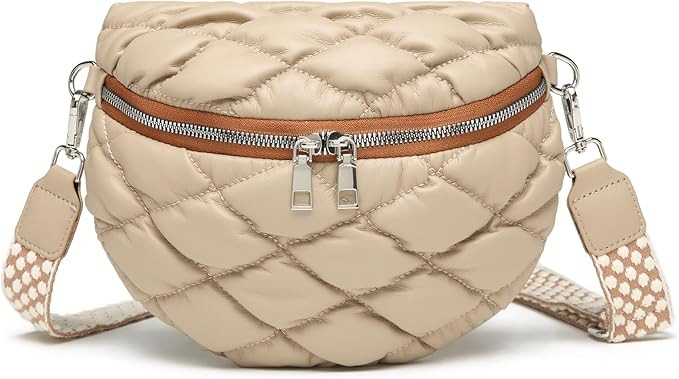 Eslcorri Crossbody Bags for Women - Fashion Sling Purse Shoulder Bag Fanny Pack Leather Causal Ch... | Amazon (US)