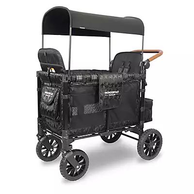 WonderFold Elite Quad Stroller Wagon in Grey/Charcoal | buybuy BABY