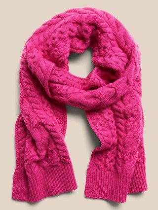 Cable Cashmere Scarf | Banana Republic (CA)