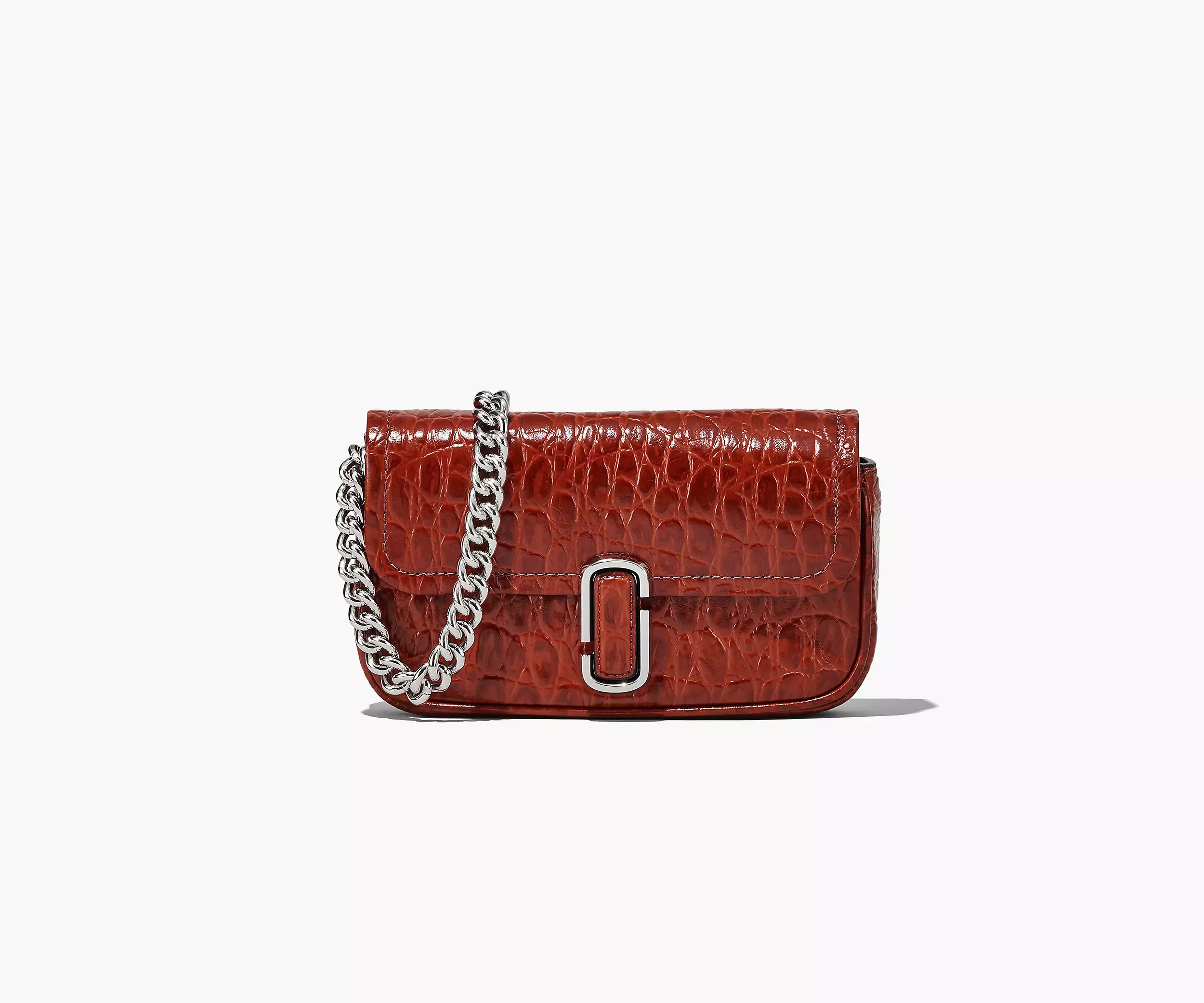 The Croc-Embossed J Marc Mini Bag | Marc Jacobs