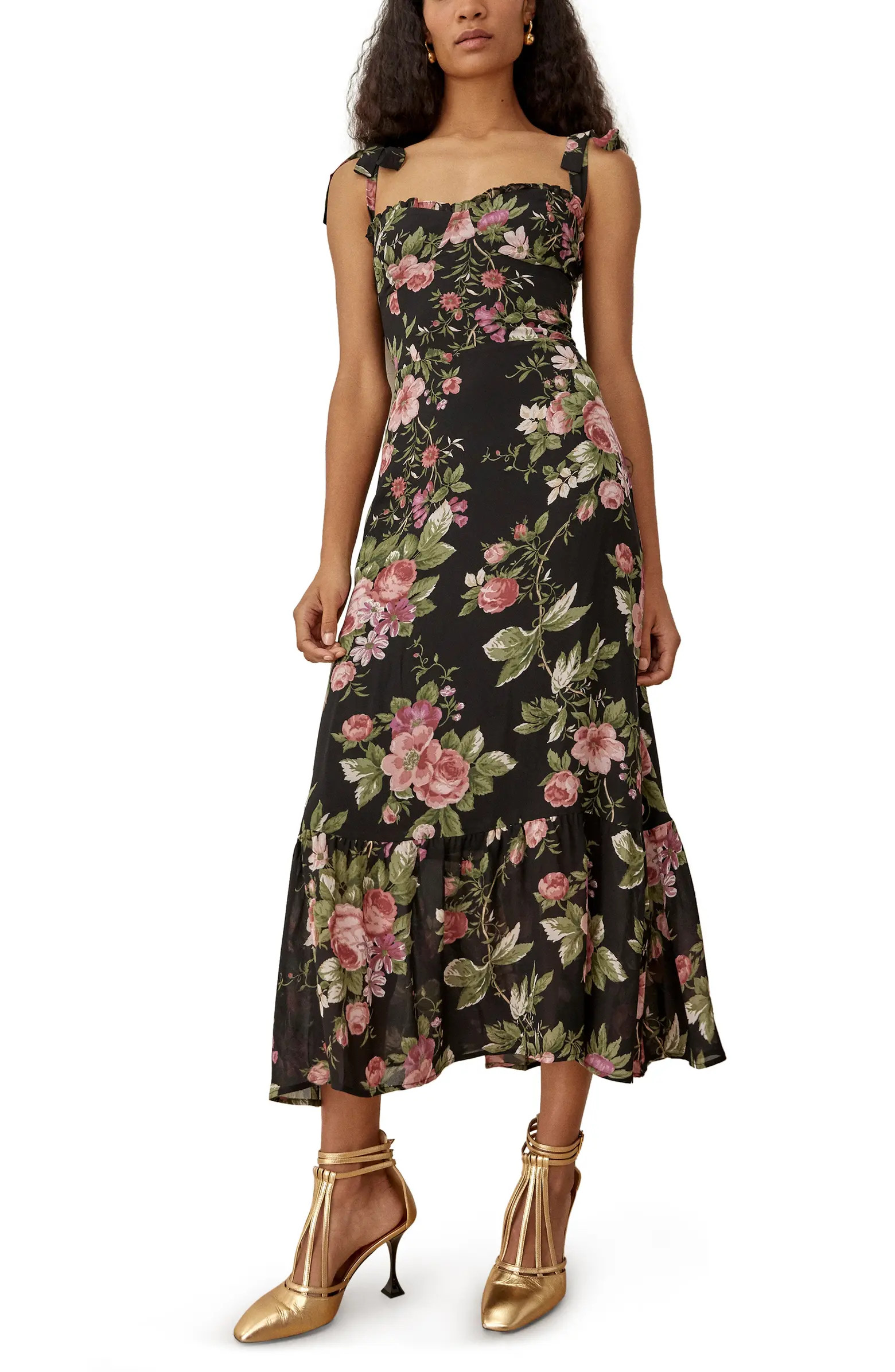 Reformation Nikita Floral Dress | Nordstrom | Nordstrom