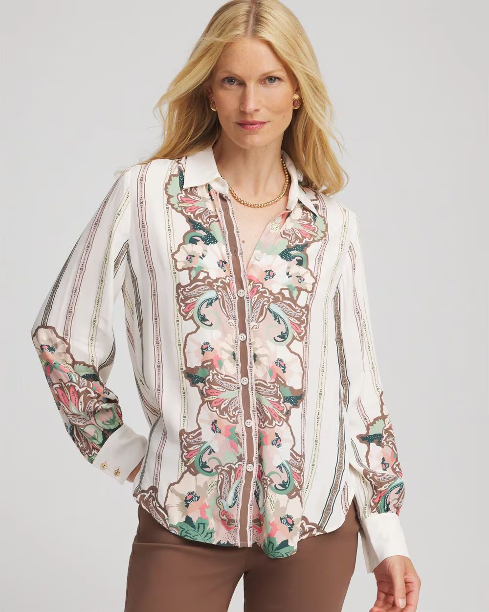 Silky Classic-Fit Shirt | Chico's