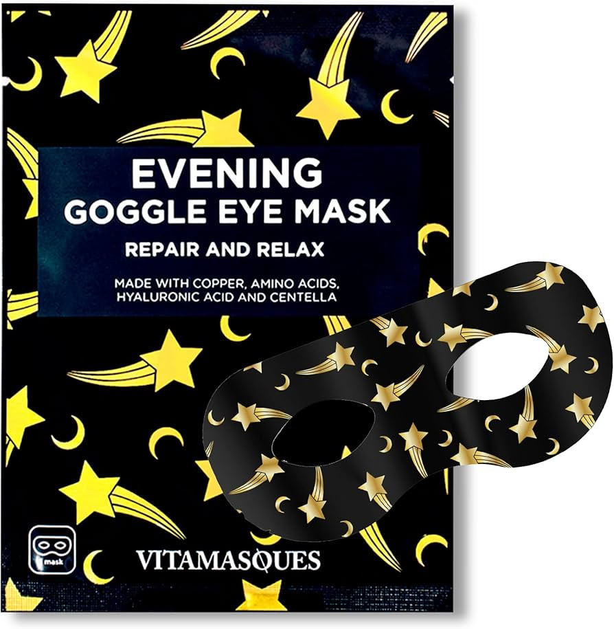 Vitamasques Under Eye Mask, 3-Pack Ultra-Revitalizing Goggle Mask, Hydrates & Smooths Fine Lines ... | Amazon (US)