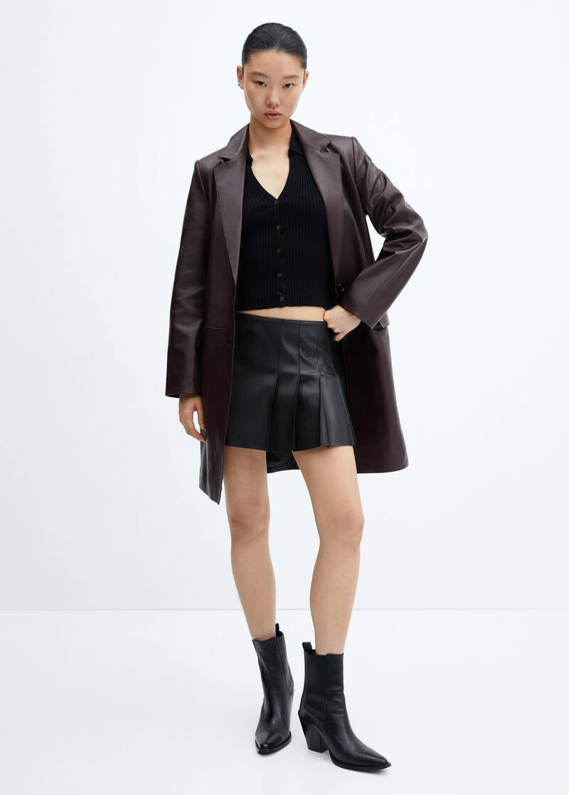 Search: Leather skirt (15) | Mango United Kingdom | MANGO (UK)