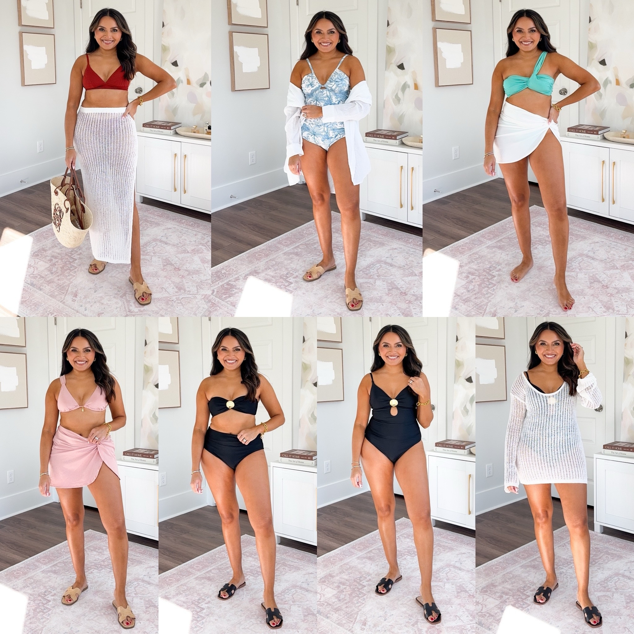 For reference: I’m a 32b bra size and 2/26 in bottoms, pear shaped. 

Brown burnt orange swimsuit size top xs TTS
Brown burnt orange swimsuit bottom size small TTS
White crochet cover up skirt size xs TTS
Tan sandals size 5.5 TTS

Blue printed one piece swimsuit size xs TTS
White button down coverup size xs TTS
Tan sandals size 5.5 TTS

Turquoise swimsuit top size xs TTS
Turquoise swimsuit bottom size small TTS
White coverup skirt size xs TTS

Pink swimsuit bikini top size xs TTS
Pink swimsuit bikini bottom size small TTS
Pink coverup skirt size xs TTS
Tan sandals size 5.5 TTS

Black bikini swimsuit top size xs TTS
Black bikini swimsuit bottom size small TTS
Black sandals size 5.5 TTS

Black bikini swimsuit one piece size xs TTS
Black sandals size 5.5 TTS

White crochet coverup size xs TTS
Black bikini swimsuit one piece size xs TTS
Black sandals size 5.5 TTS

Swimsuits
Bikinis
Affordable swimsuits
Target swim
Spring break
Summer outfits
Get ready with me
Honeysweetpetite
Honey sweet petite 


#LTKPetite #LTKFindsUnder50 #LTKSwim