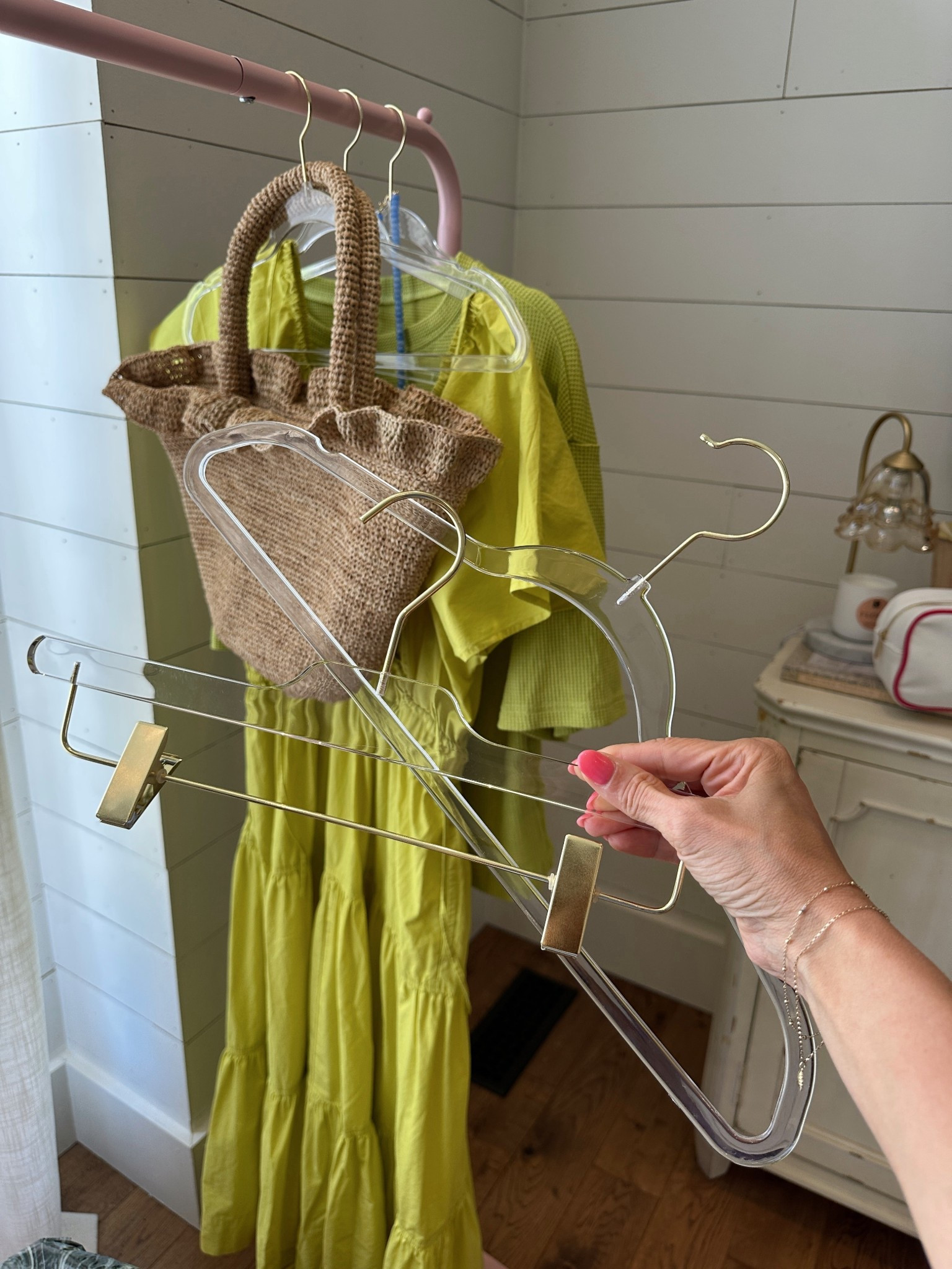 Love these acrylic hangers from Amazon 

#LTKHome