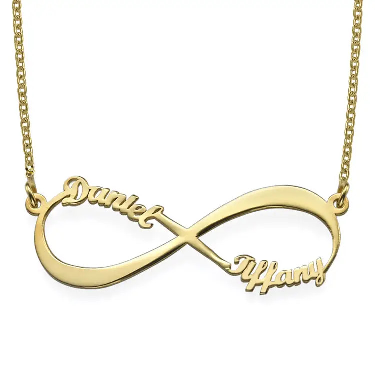 Infinity Name Necklace in 18K Gold Plating | Theo Grace
