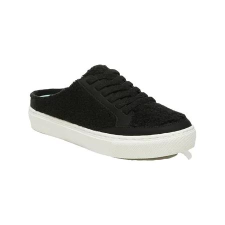 Dr. Scholl s NBD Women s Faux Shearling or Wool Sneaker Mules Black Size 6 | Walmart (US)