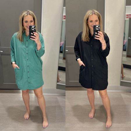 Love this $35 mini Shirtdress from Target! It can easily be dressed up or dressed down for the office, a date night, or vacation! Plus there’s a denim version that would be perfect for a country concert. I’m wearing a size small at 5+ weeks postpartum. 

Target style, vacation outfit, resort wear, work outfit, country concert, postpartum style 

#LTKworkwear #LTKtravel #LTKstyletip