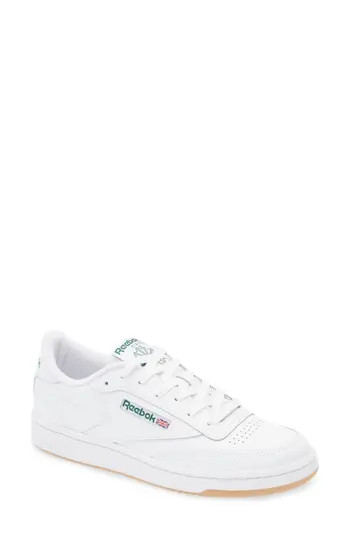 Reebok Club C 85 Sneaker in Ftwwht/Clogrn/Rbkg01 at Nordstrom Rack, Size 9.5 | Nordstrom Rack