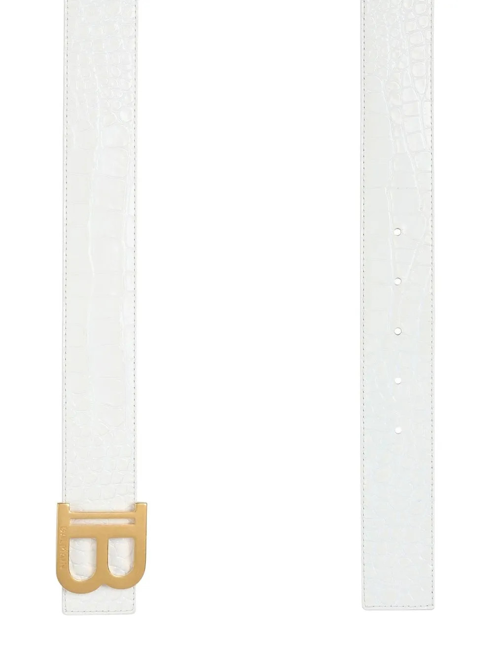 B-Belt crocodile-embossed leather belt | Farfetch Global