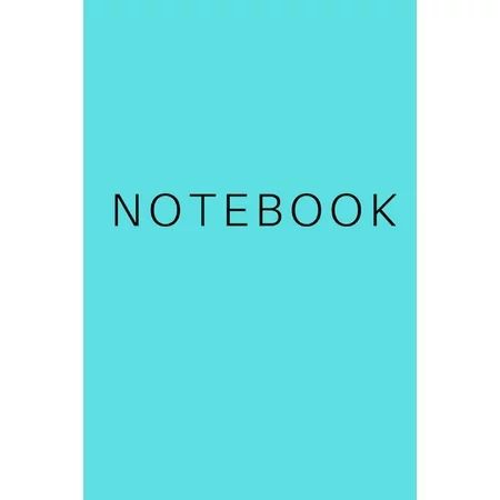 Notebook: Unlined Notebook - Blank Journal (6 X 9 Inches) - 100 Pages, Glossy Tiffany Blue Cover ... | Walmart (US)