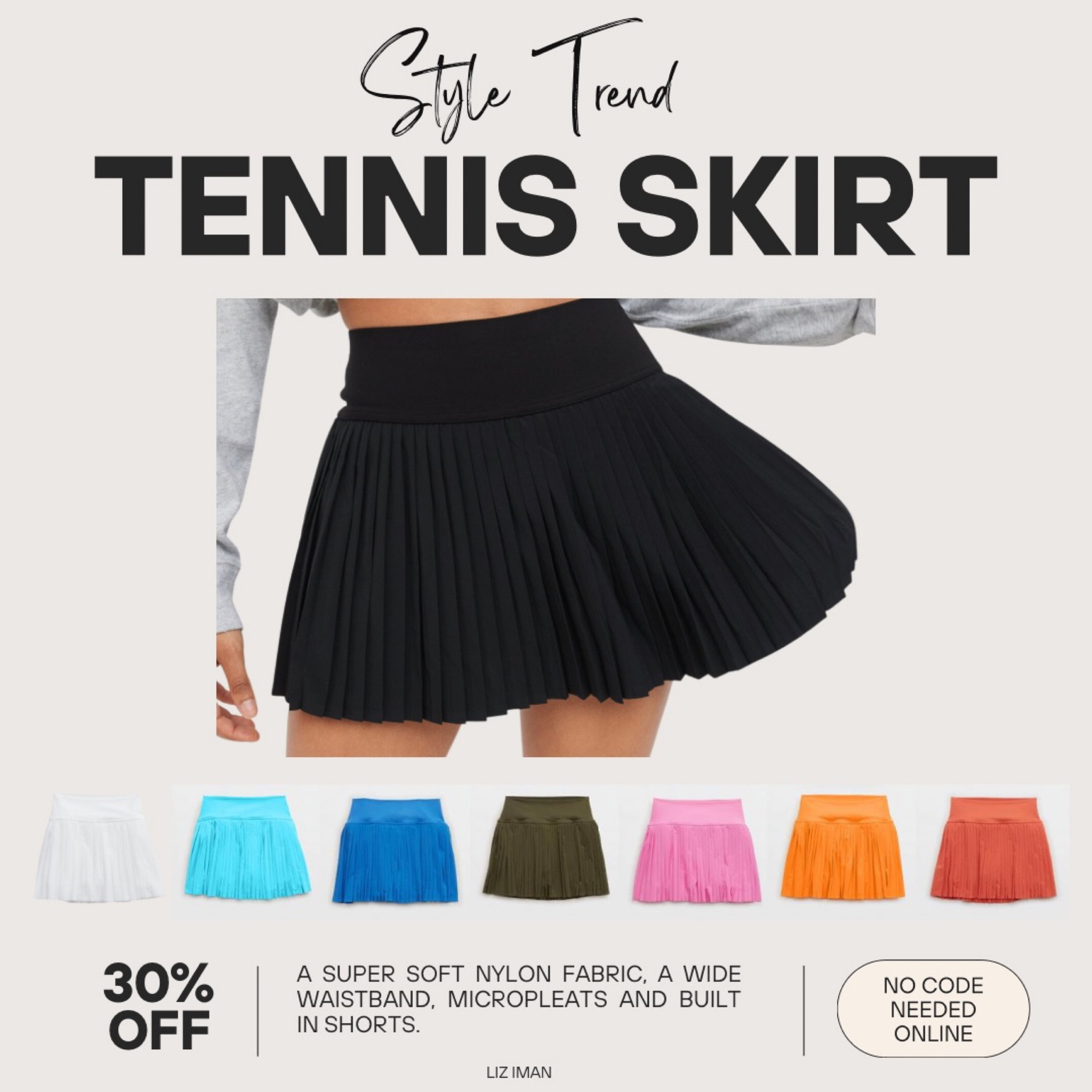 The cutest, softest tennis skirt with built in shorts. 🙌🏼 For reference: I am 5’ 1.5” and typically wear a size 4. Wearing a size medium  

#LTKSeasonal #LTKunder50 #LTKsalealert
