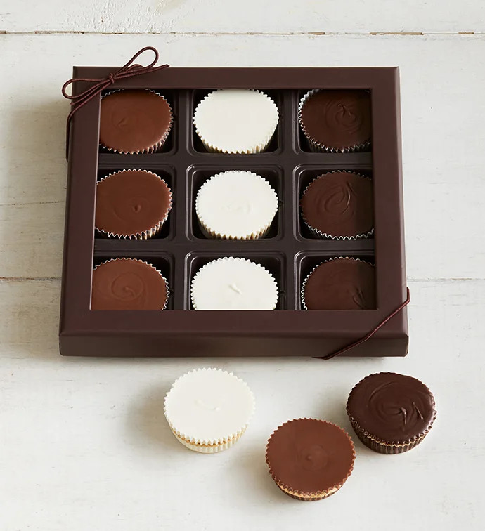 Simply Chocolate® Giant Peanut Butter Cups 8 pc | Simply Chocolate