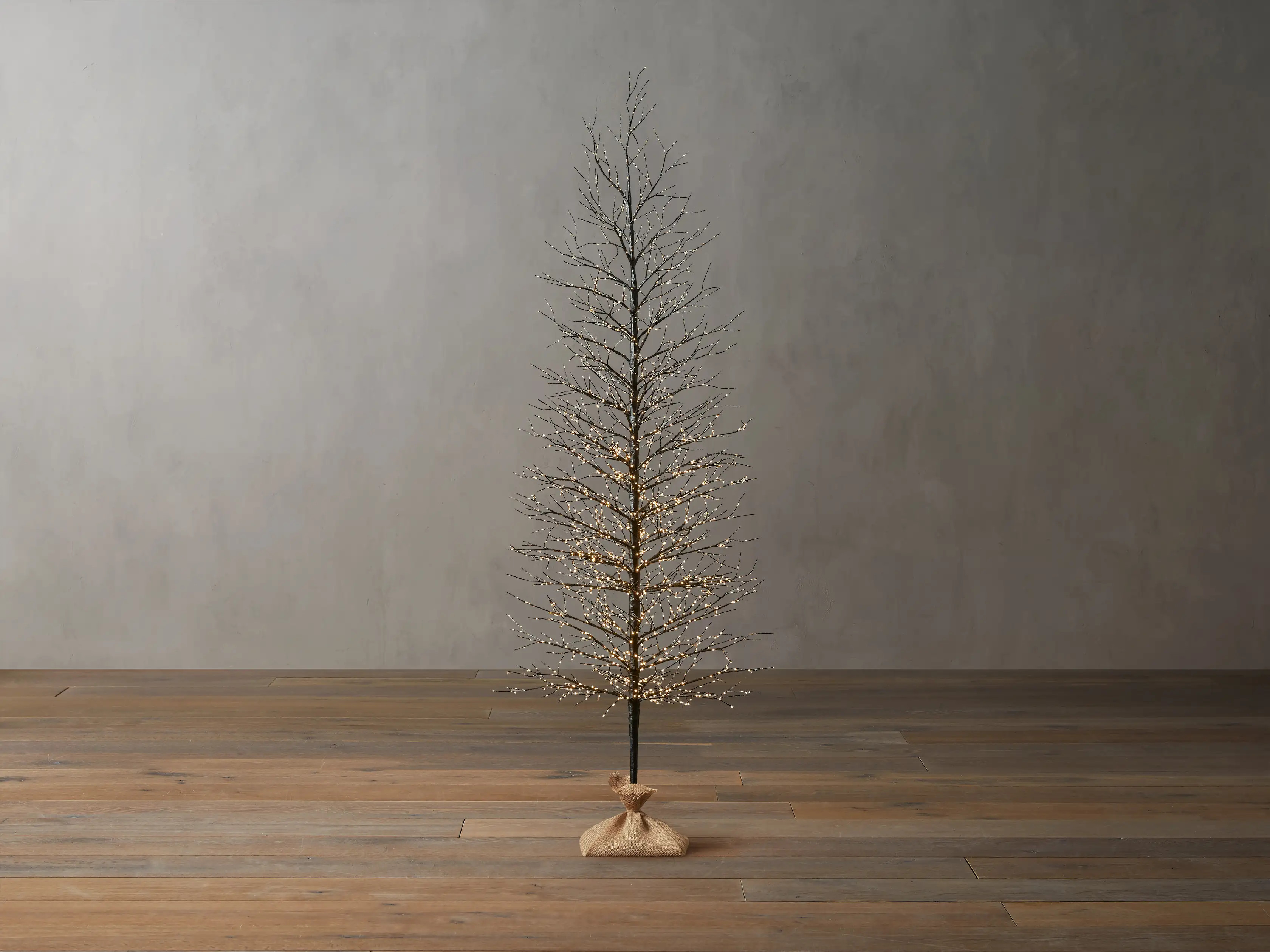 Black Microlight Faux Tree | Arhaus