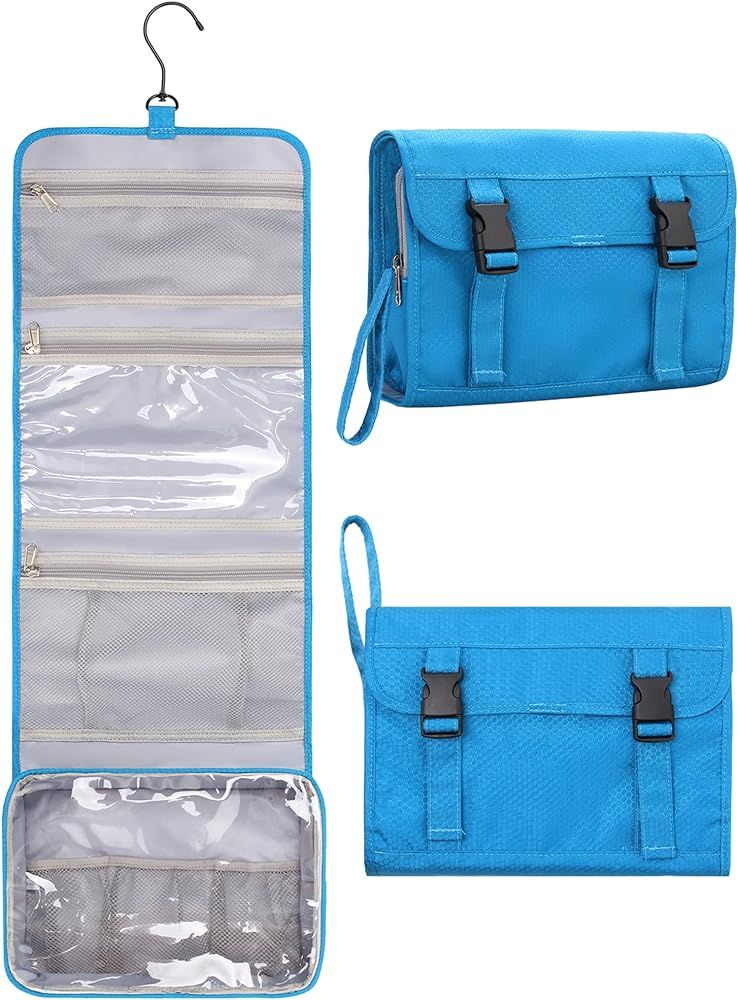 Relavel Travel Hanging Toiletry Bag for Women Men Large Capacity Makeup Bag Waterproof Cosmetic S... | Amazon (US)