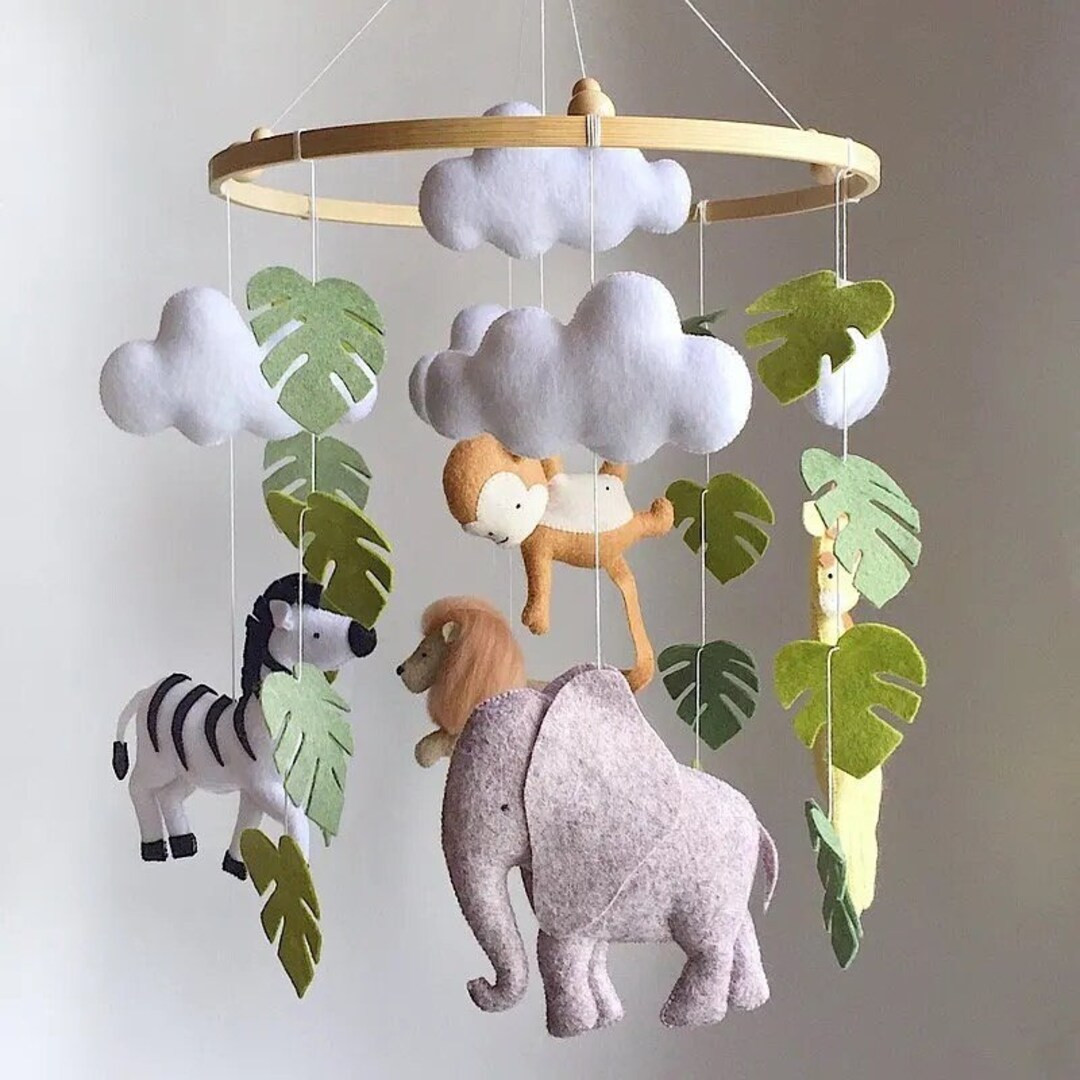 Mobile bébé chambre d'enfant mobile bébé safari girafe - Etsy Canada | Etsy (CAD)