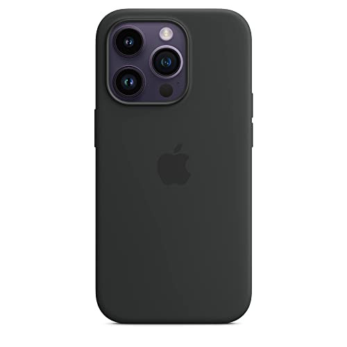 Apple iPhone 14 Pro Silicone Case with MagSafe - Midnight | Amazon (US)