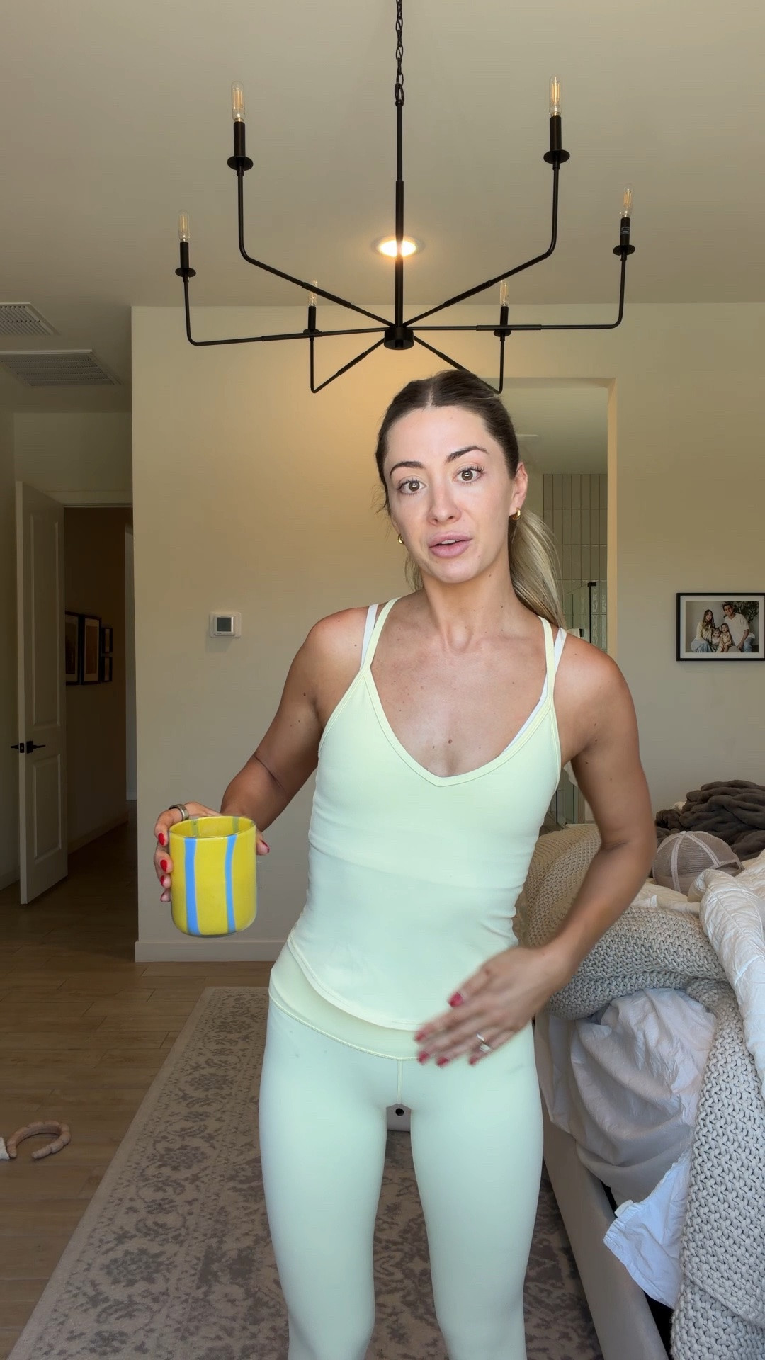 Outfit for strength class today! Love the butter yellow so much! 💛

#LTKgrwm #LTKfitnessgoals #LTKdayinmylife