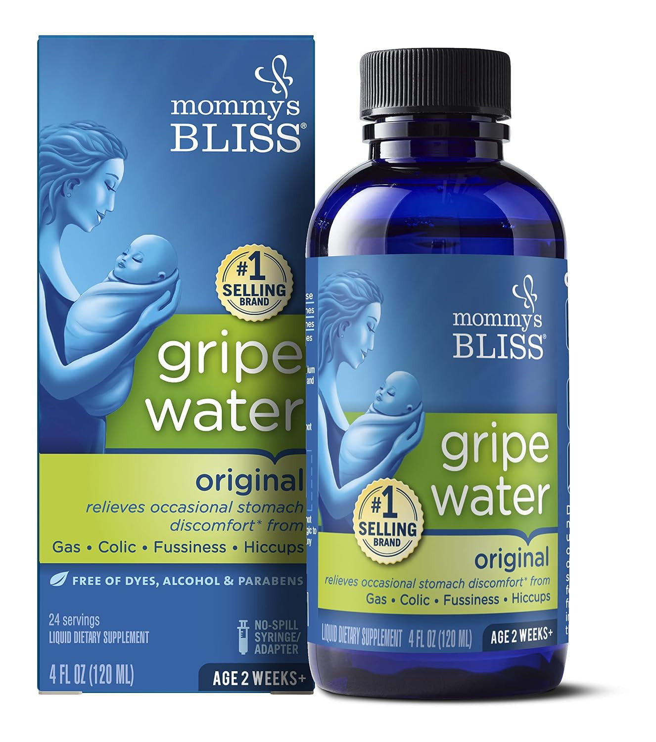 Mommy's Bliss Gripe Water Original, Infant Gas & Colic Relief, Gentle & Safe, 2 Weeks+, 4 Fl Oz (... | Amazon (US)
