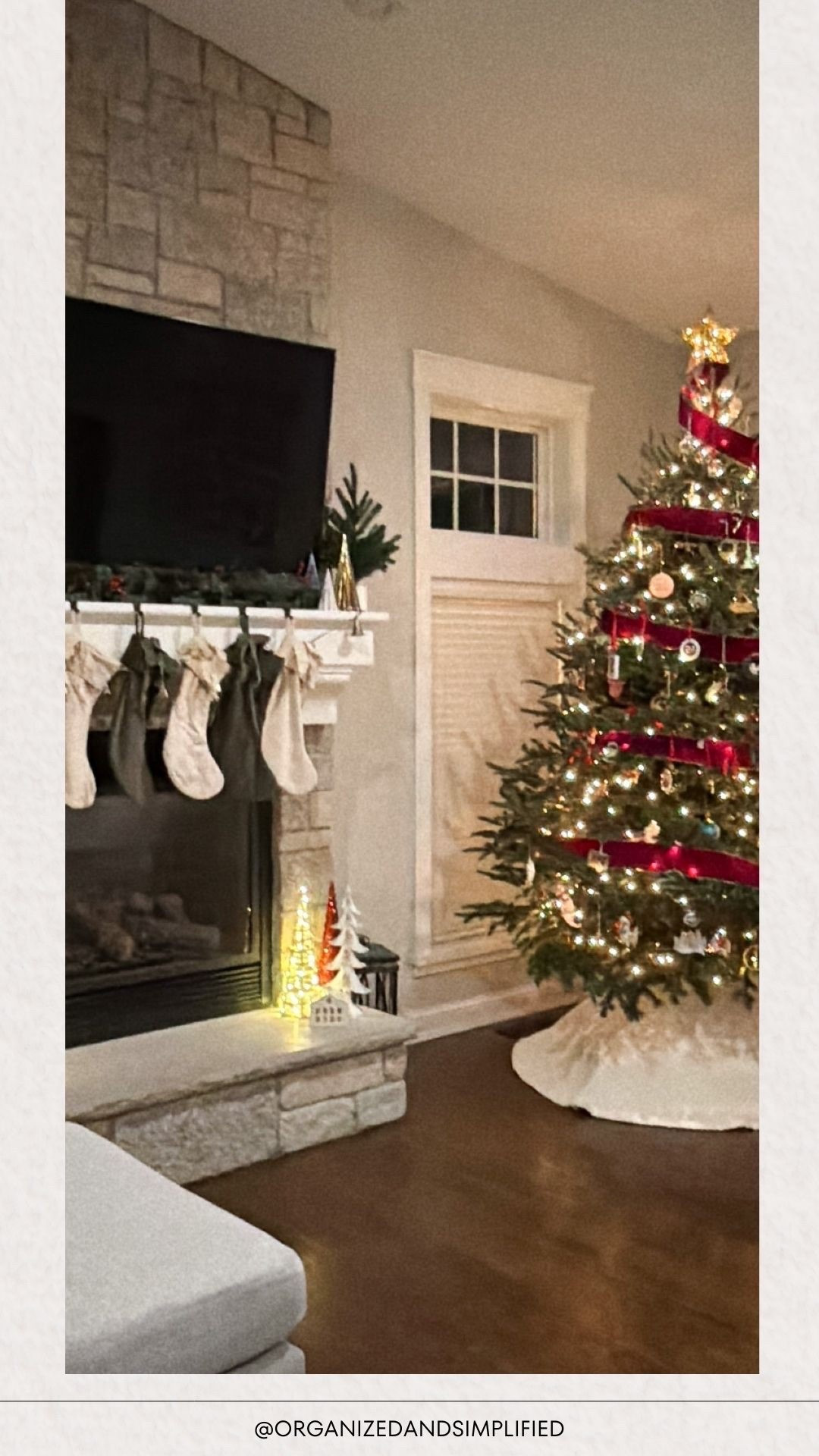 Love our Christmas Decorations at Night!  Best place to be! 

#LTKGiftGuide #LTKHome #LTKHoliday