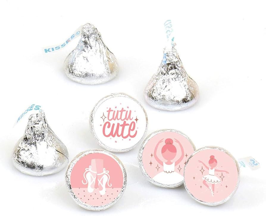 Big Dot of Happiness Tutu Cute Ballerina - Ballet Birthday Party or Baby Shower Round Candy Stick... | Amazon (US)